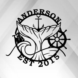 Custom Metal Word, Personalized Metal Beach House Sign, Custom Sea Loves Metal Family Name Sign