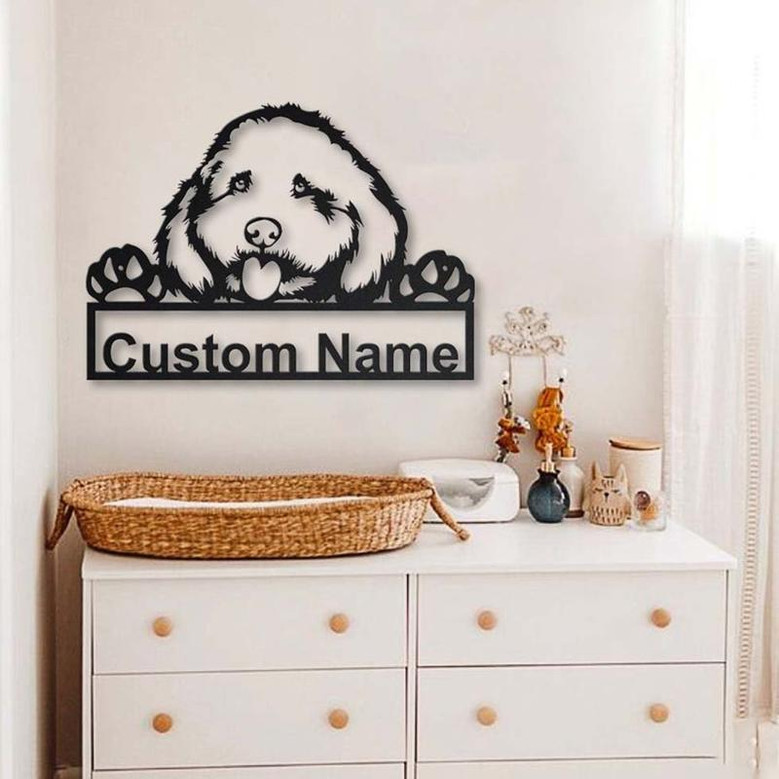 Personalized Cockapoo Dog Metal Sign Art | Custom Cockapoo Dog Metal Sign | Dog Gift | Birthday Gift | Animal Funny