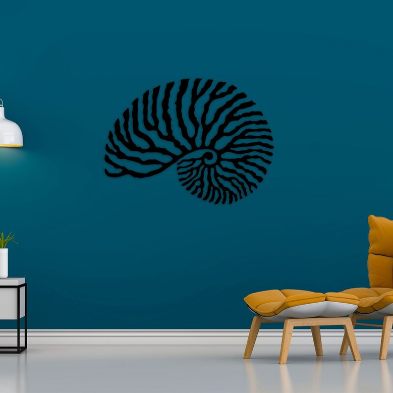 Snail Metal Wall Decor, Snail Modern Wall Art, Mid Century Modern Wall Art, Home Decor, Office Gift