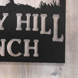 Your Name Custom Metal Longhorn Sign Longhorn Sign Indoor Or Outdoor Farm Sign