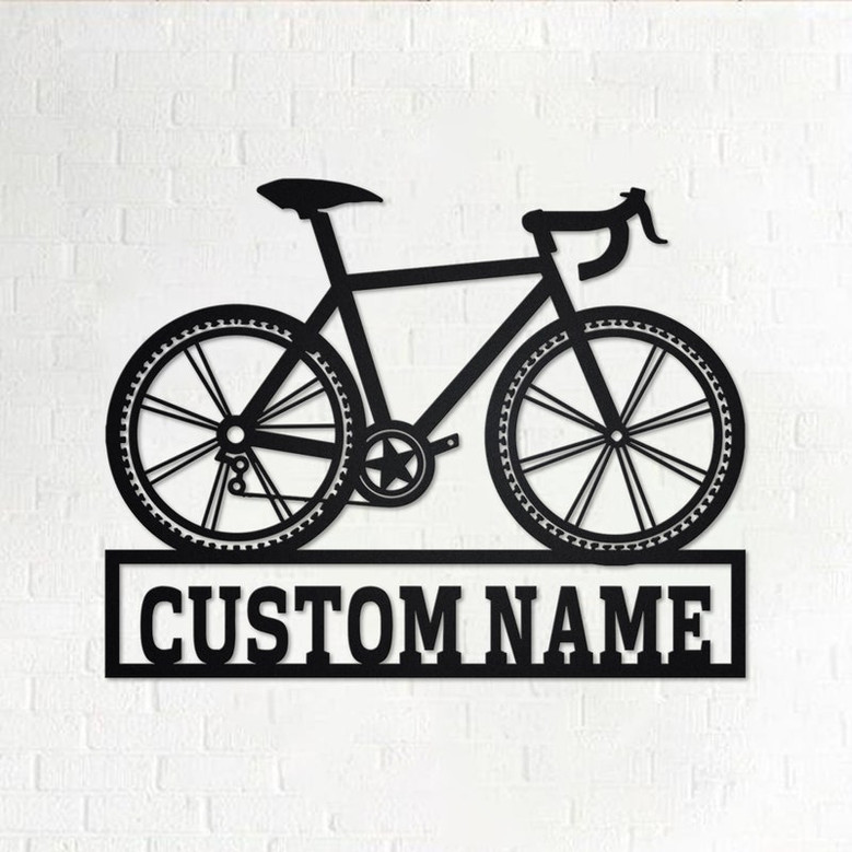 Personalized Bicycle Metal Sign | Bicycle Metal Wall Art | Bicycle Metal wall Decor | Bicycle Lover | Custom Bicycle