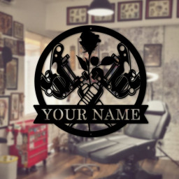 Personalized Tattoo Artist Metal Sign Art, Custom Tattoo Artist Metal Sign, Tattoo Artist Gifts, Job Gift, Birthdy Gift
