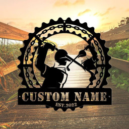 Personalized Golf Sign, Personalized Golf Decor, Golf Wall Art, 19th Hole Sign, Metal Golf Sign, Golf Gifts for Men, Man Cave Sign