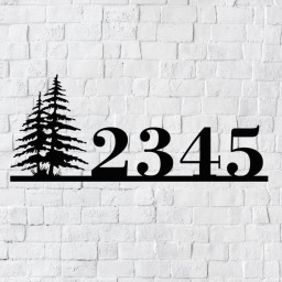 Metal House Number Sign, Metal Address Number Sign