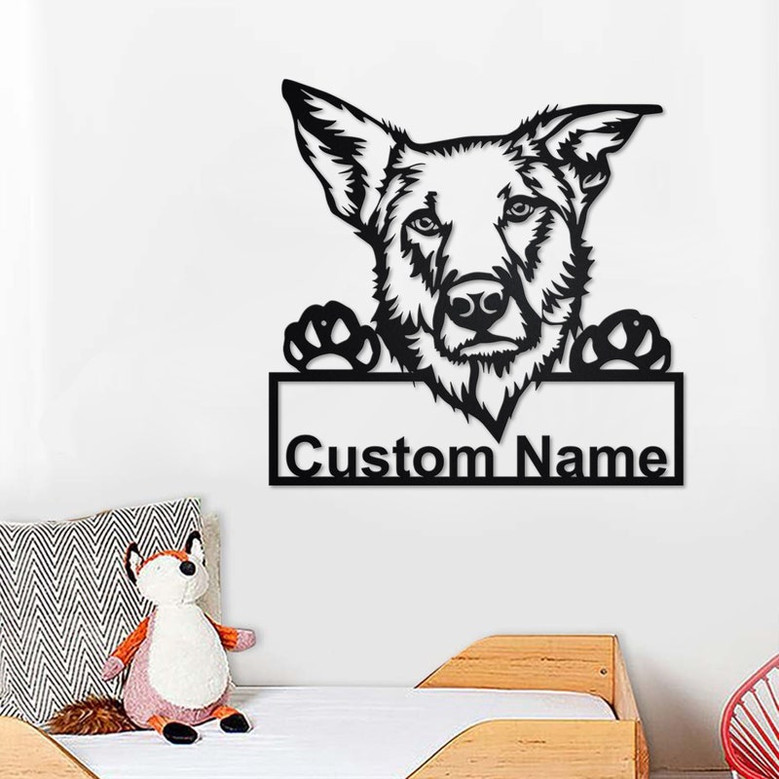 Personalized Chinook Metal Sign | Chinook Metal Wall Art | Chinook Metal Wall Decor | Custom Chinook | Custom Dog | Chinook Dog | Dog Lover