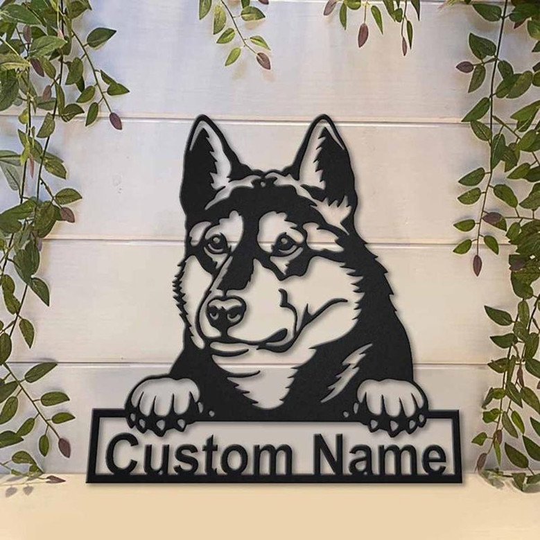 Personalized West Siberian Laika Dog Metal Sign Art | Custom West Siberian Laika Dog Metal Sign | Dog Gift | Birthday Gift | Animal Funny