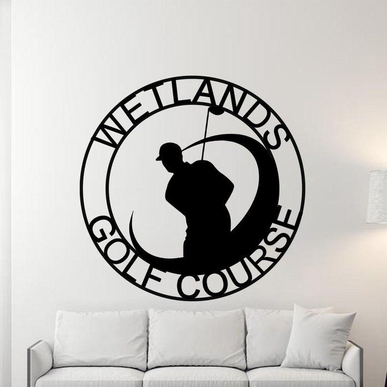 Golf Sign, Golf Gift for Boys, Personalized Golf Sign for Boys room, Metal Golf Sign, Coach Sign, Sports Decor, Golf Coach Sign, Guy Golf
