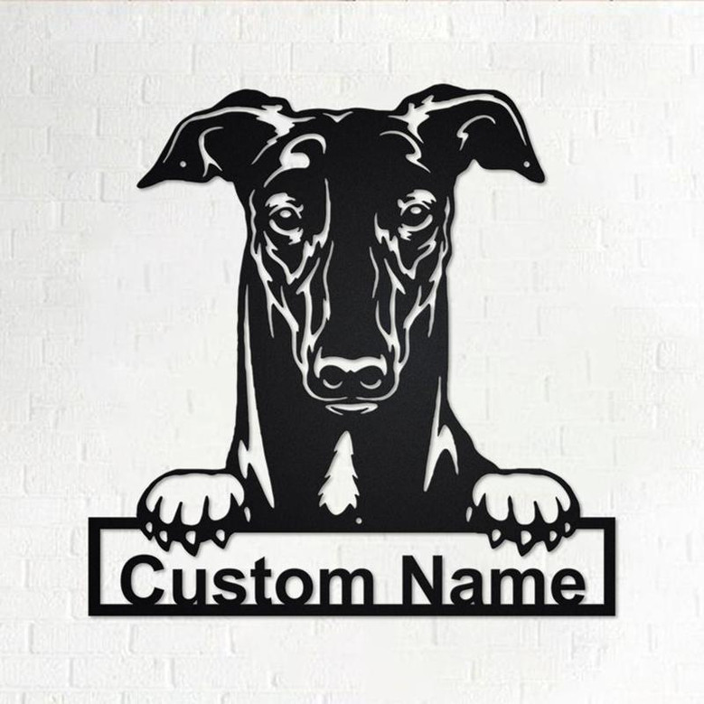 Personalized Australian Hound Metal Sign | Australian Hound Metal Wall Art | Dog Metal Sign | Australian Hound Lover Gifts | Dog Lover Gifts