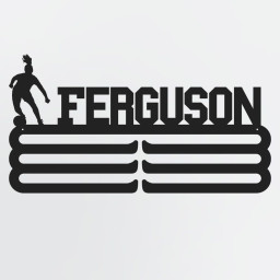 Soccer Medal Hanger With Custom Name, Personalized Soccer Medal Holder