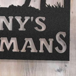 Custom Metal Brahman Farm Sign Metal Farm Sign
