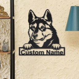 Personalized West Siberian Laika Dog Metal Sign Art | Custom West Siberian Laika Dog Metal Sign | Dog Gift | Birthday Gift | Animal Funny