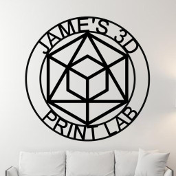 3D Print Sign, Print Lab Sign, 3D Printing Business Sign, Print Room Sign, 3D Printing, Metal Sign, 3D Sign, Lab Sign, 3D printer Room Sign