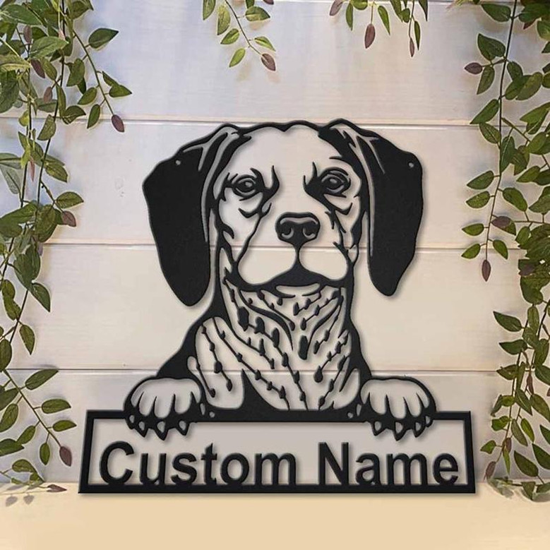 Personalized Belgian Brakk Dog Metal Sign Art | Custom Belgian Brakk Dog Metal Sign | Dog Gift | Animal Funny | Birthday Gift