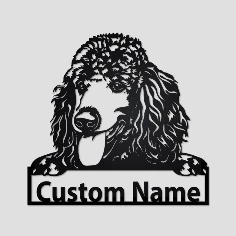 Personalized Poodle Metal Sign | Poodle Metal Wall Art | Dog Metal Sign | Poodle Gift | Dog Lover | Poodle Lover Gift | Poodle Lover| Poodle
