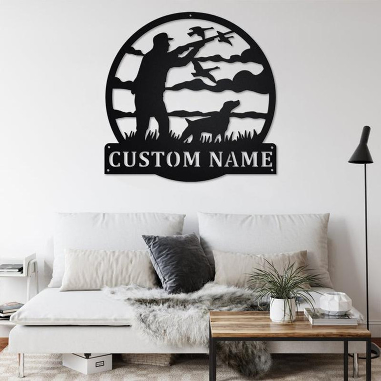 Custom Goose Duck Hunter Metal Wall Art, Personalized Goose Duck Hunter Name Sign Decoration For Room, Goose Duck Hunter Home Decor