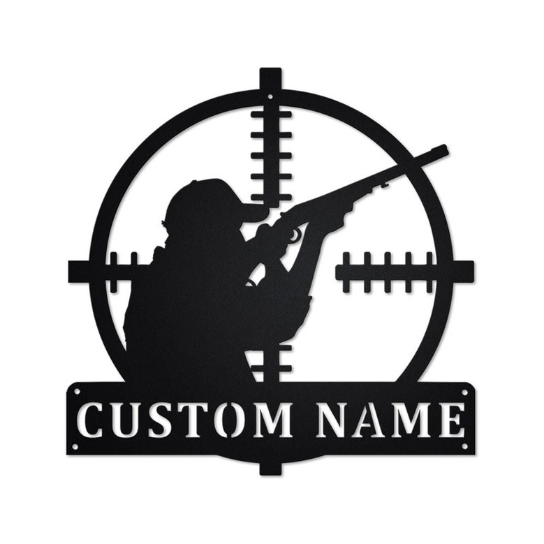 Personalized Shooting Sports Metal Sign | Shooting Sports Metal Wall Art | Shooting Sports Metal wall Decor | Shooting Sports Gift