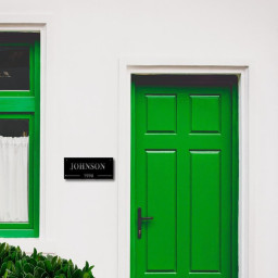 Metal Address Sign House Number Modern Home Minimalist House Number Modern Farmhouse Metal House Number Address Plaque