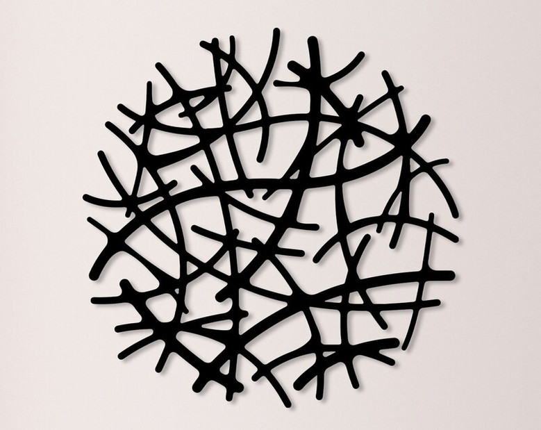 Modern Abstract Metal Wall Art, Unique Home Decor, Metal Geometric Wall Decor, Large Wall Art