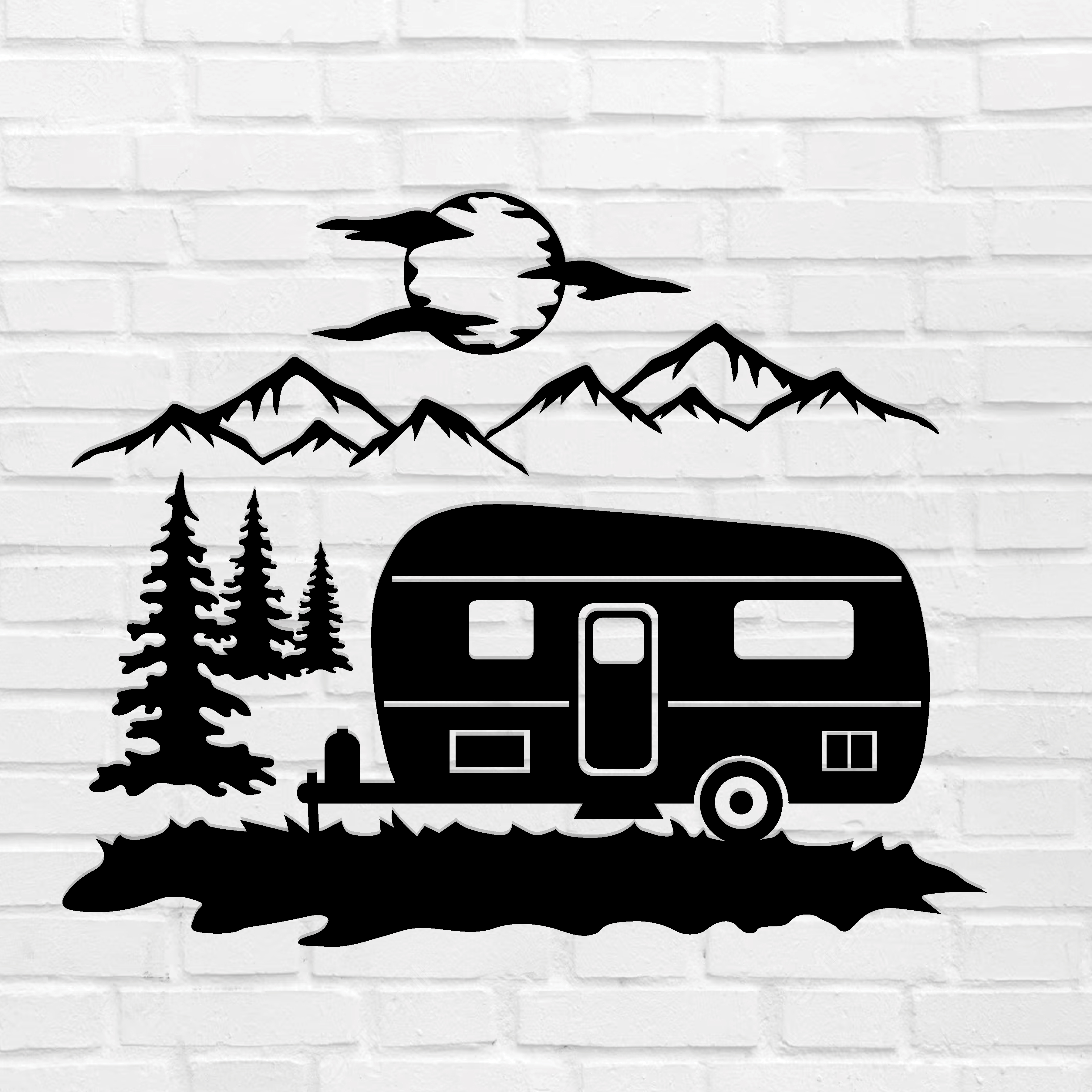 Campsite Metal Sign