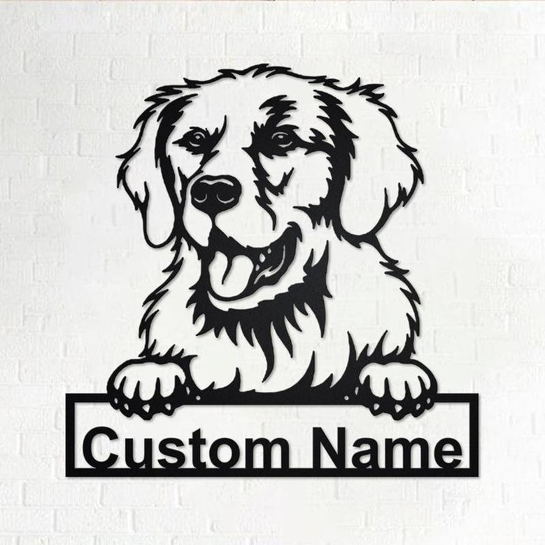 Custom Kuvasz Dog Metal Wall Art, Personalized Kuvasz Name Sign Decoration For Room, Kuvasz Home Decor, Custom Dog, Custom Kuvasz Dog