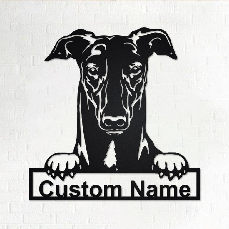 Personalized Australian Hound Metal Sign | Australian Hound Metal Wall Art | Dog Metal Sign | Australian Hound Lover Gifts | Dog Lover Gifts