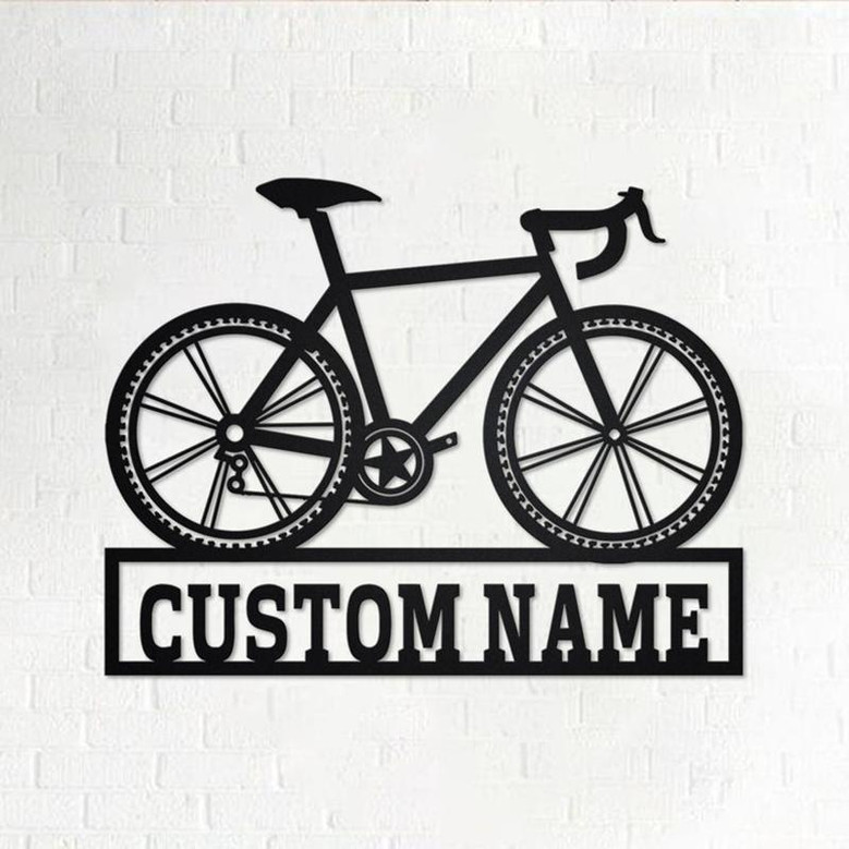Personalized Bicycle Metal Sign | Bicycle Metal Wall Art | Bicycle Metal wall Decor | Bicycle Lover | Custom Bicycle