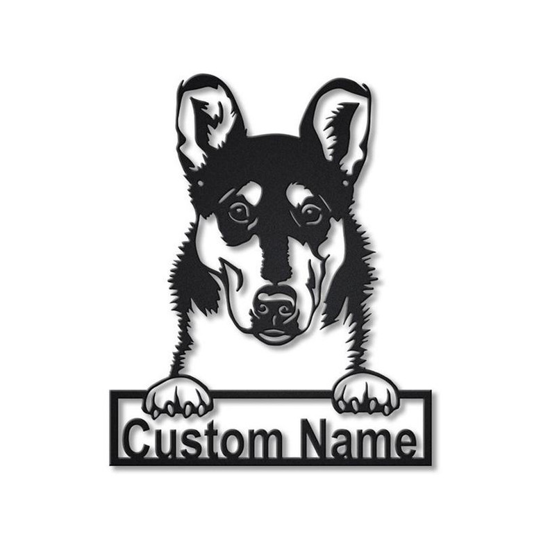 Personalized Smooth Collie Dog Metal Sign Art | Custom Smooth Collie Dog Metal Sign | Boxer Dog Funny | Dog Gift | Animal Custom