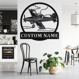 Custom Crop Duster Metal Wall Art, Personalized Pilot Name Sign Decoration For Room, Crop Duster Home Decor, Custom Crop Duster, Crop Duster