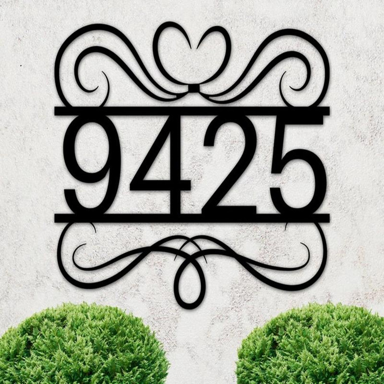 Custom Metal Address Sign|Address Sign|Custom Address Sign|Address|house numbers|housewarming gift|number|personalized sign|sign|custom sign