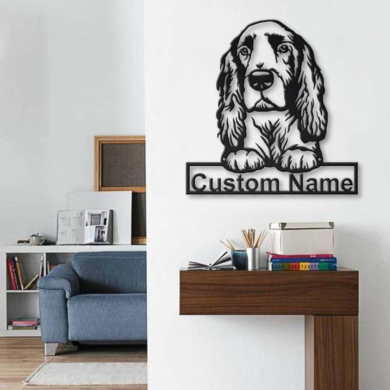 Personalized Field Spaniel Dog Metal Sign Art | Custom Field Spaniel Dog Metal Sign | Dog Gift | Birthday Gift | Animal Funny