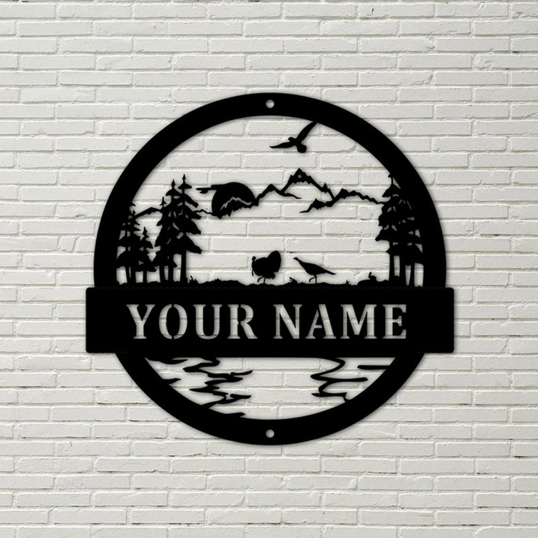 Turkey metal sign, Personalize Turkey Metal Sign, Last name Turkey Sign for Outdoor, Personalize Metal Sign, Outdoor Name, Outdoor Name Sign