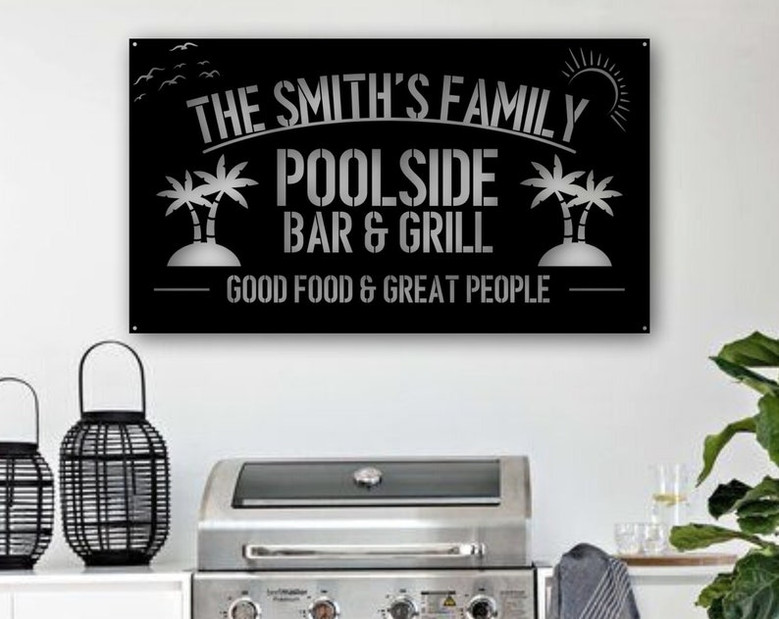 Custom Metal Sign-Personalized Metal Sign-Metal Signs Personalized-Outdoor Signs-Family Name Sign Metal-Last Name Metal Sign-Est Sign