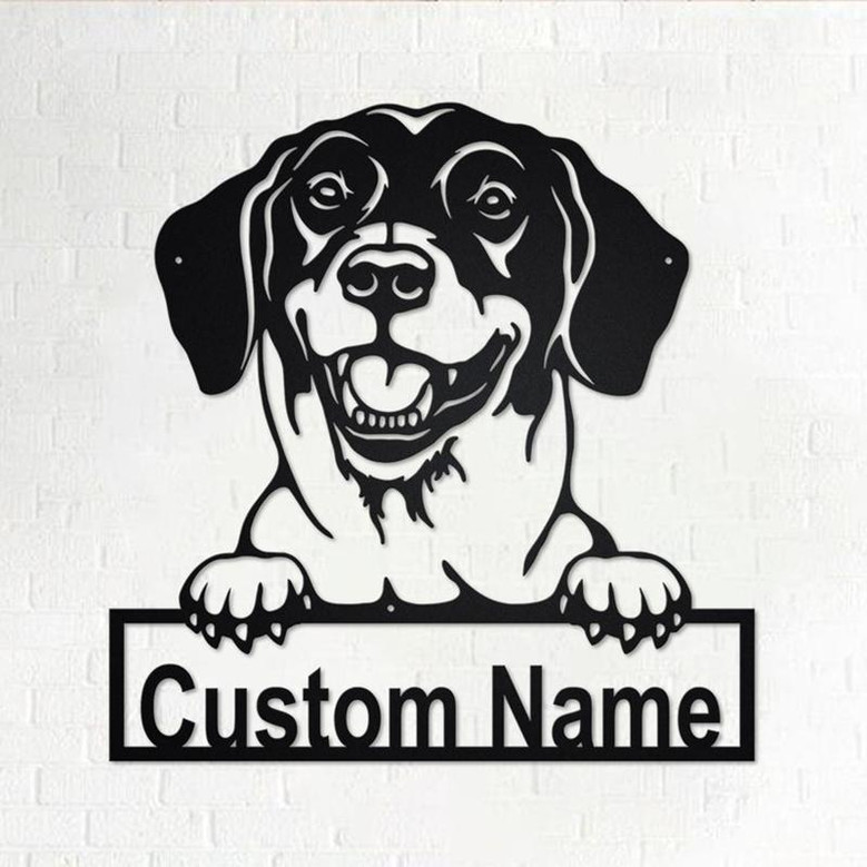 Personalized Danish Dachsbracke Metal Sign | Danish Dachsbracke Metal Wall Art|Danish Dachsbracke Metal Wall Decor|Custom Danish Dachsbracke