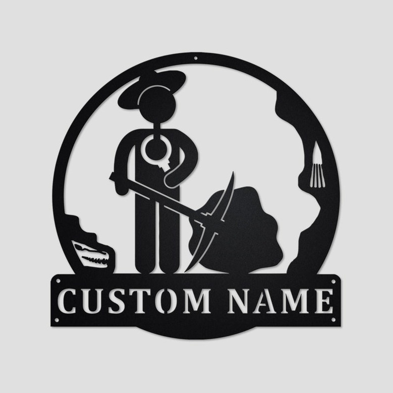 Archaeology Personalized Monogram Metal Wall Decor | Archaeology Metal Sign | Gifts For Archaeologist | Archaeologist Gift | Archaeology