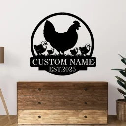 Chicken Coop Metal sign