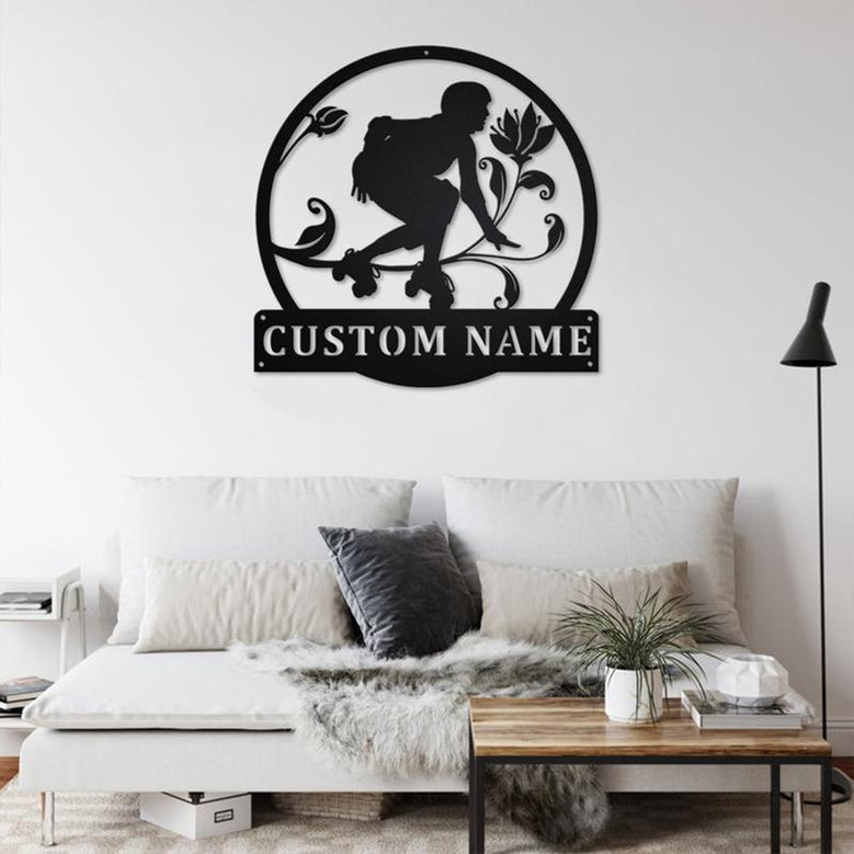 Personalized Roller Derby Metal Sign | Roller Derby Metal Wall Art | Roller Derby Metal wall Decor | Roller Derby Lover Gift | Roller Derby