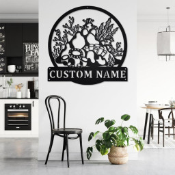 Custom Coral Reef Metal Wall Art, Personalized Coral Reef Name Sign Decoration For Room, Coral Reef Home Decor, Custom Coral Reef,Coral Reef