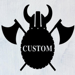 Viking Custom Wall Sign|Viking Sign|Viking||Custom Sign|Wall Sign|home decor|Metal sign|Sign|Address sign|Iceland|Iceland sign|raid|Axes