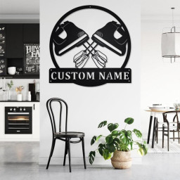 Custom Hand Mixer Baking Metal Wall Art, Personalized Baking Shop Name Sign Decoration For Room, Baking Home Decor, Custom Baking Shop