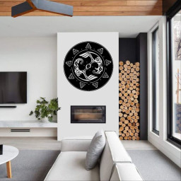 Odin's Ravens Huginn and Muninn Viking Metal Sign | Metal Wall Art | Viking Metal Wall Art | Housewarming Outdoor Metal Sign