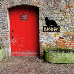Cavalier King Charles Spaniel - House Numbers - Metal Address Plaque for House, Address Number, Metal Address Sign, House Numbers