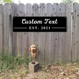 Custom Metal Name Sign, Family Name Metal Sign, Personalized Last Name Sign, Door Hanger, Outdoor Metal Sign, Wedding Gift, Monogram Sign