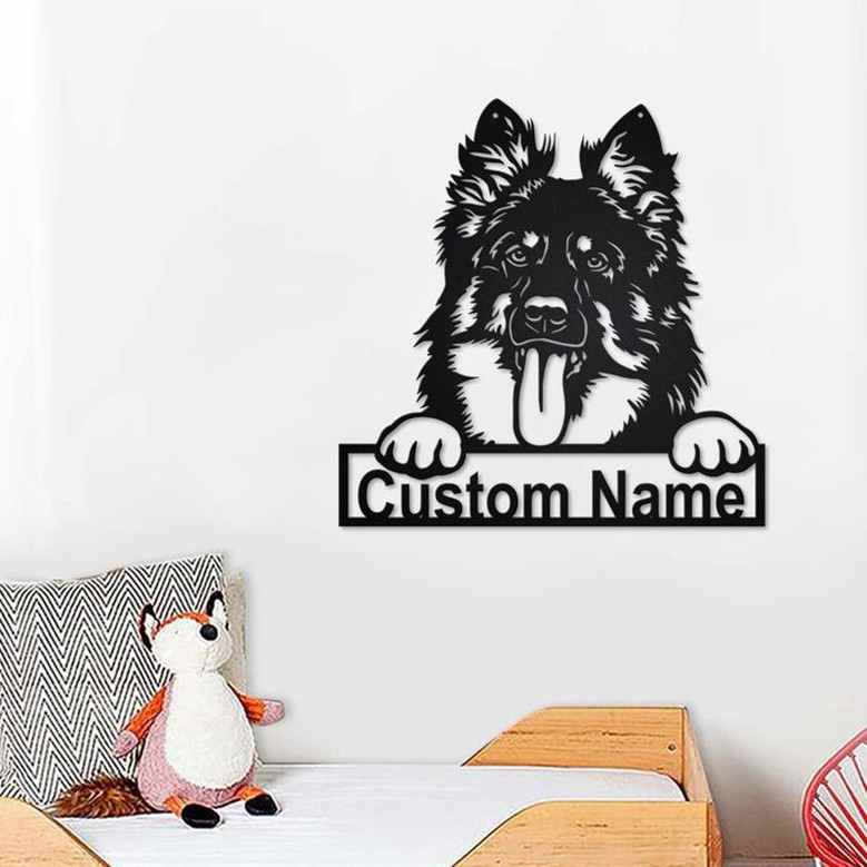 Personalized Bohemian Shepherd Metal Sign| Bohemian Shepherd Metal Wall Art| Dog Metal Sign| Dog Lover Gift | Bohemian Shepherd | Custom Dog