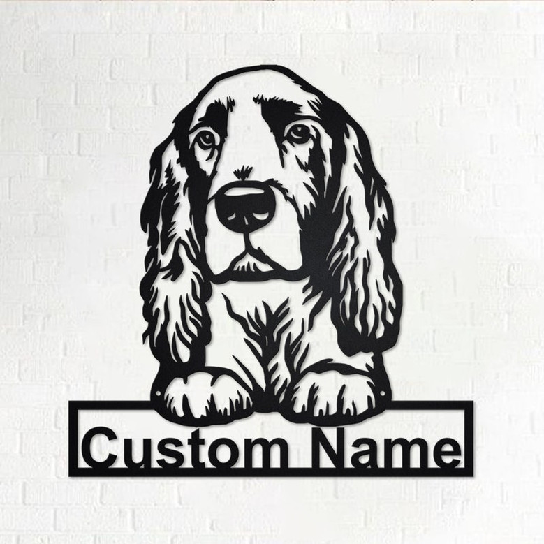 Personalized Field Spaniel Metal Sign | Field Spaniel Metal Wall Art | Field Spaniel Metal Wall Decor | Custom Field Spaniel Dog |Custom Dog
