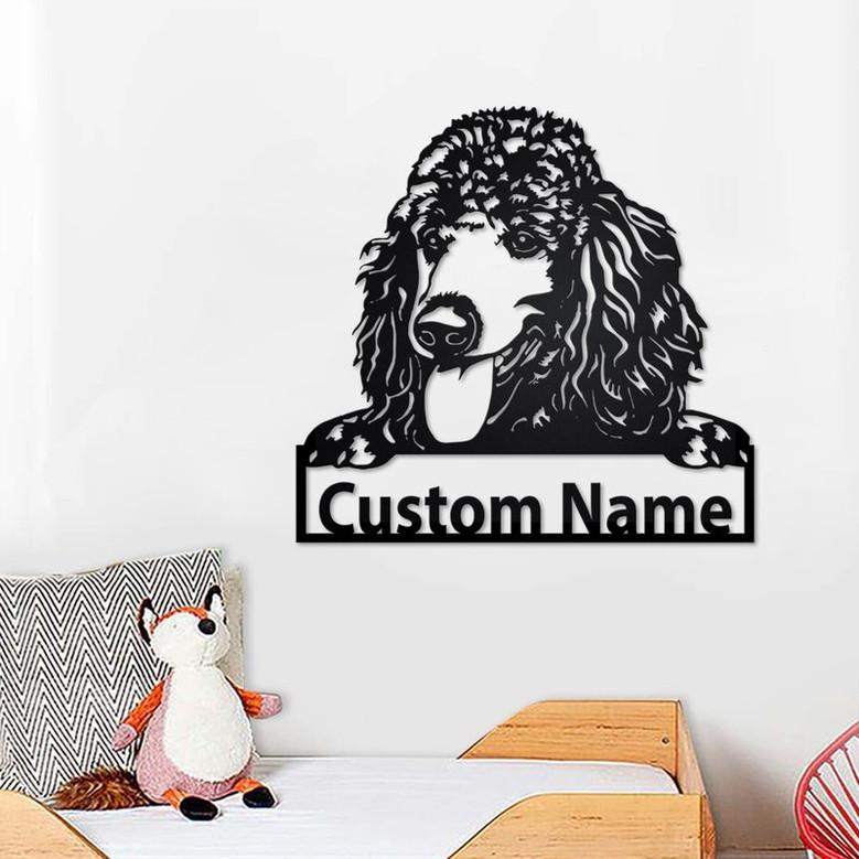 Personalized Poodle Metal Sign | Poodle Metal Wall Art | Dog Metal Sign | Poodle Gift | Dog Lover | Poodle Lover Gift | Poodle Lover| Poodle