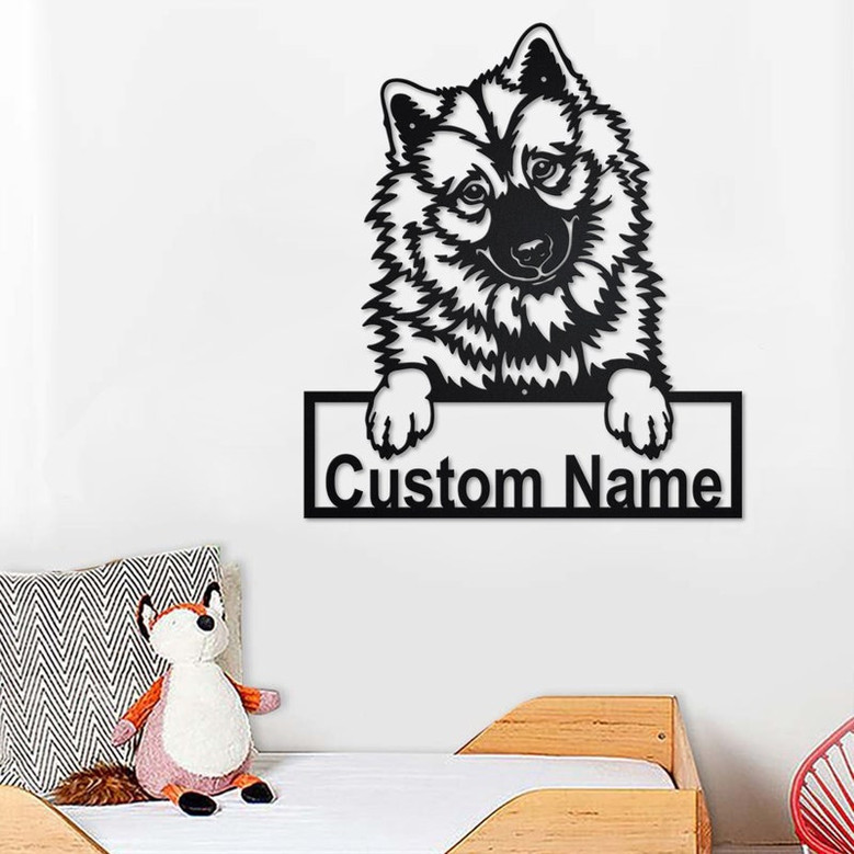 Personalized Eurasier Metal Sign | Eurasier Metal Wall Art | Eurasier Metal Wall Decor | Custom Eurasier Dog | Custom Dog | Eurasier Lover