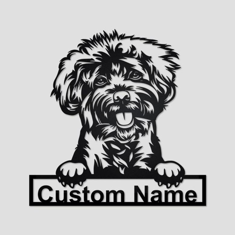 Personalized Labradoodle Metal Sign | Labradoodle Metal Wall Art | Dog Metal Sign | Labradoodle Gift | Dog Lover | Labradoodle Lover Gifts