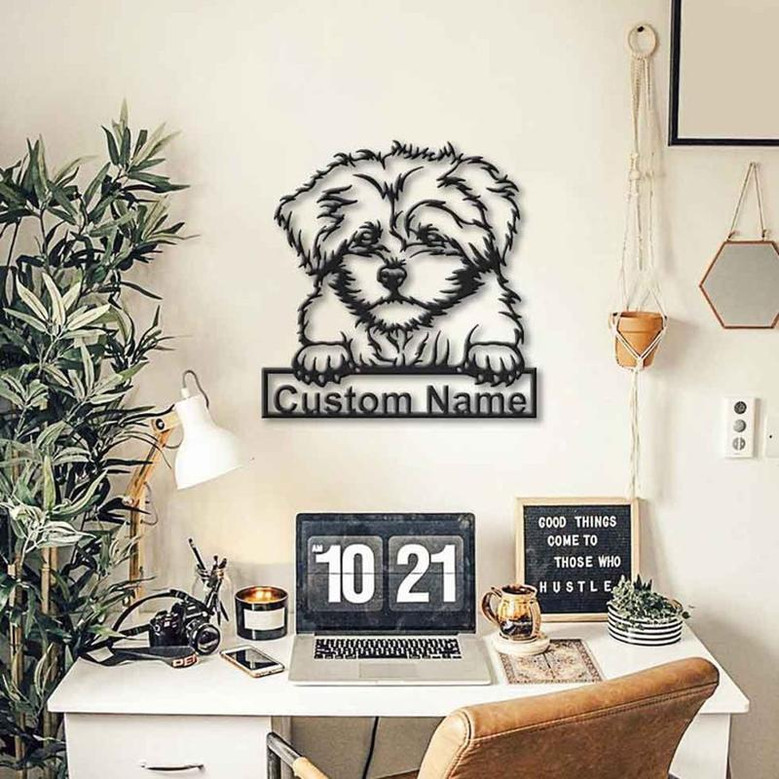 Personalized Belgian Tervuren Dog Metal Sign Art | Custom Belgian Tervuren Dog Metal Sign | Dog Gift | Animal Funny | Birthday Gift