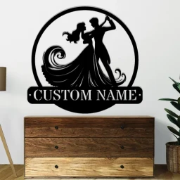 Couple Valentine Metal sign