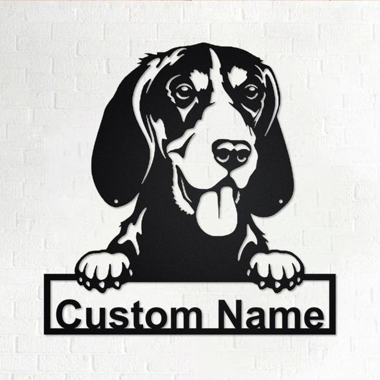 Custom Gordon Setter Dog Metal Wall Art, Personalized Gordon Setter Name Sign Decoration For Room, Gordon Setter Home Decor, Custom Dog